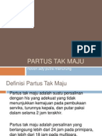 Partus Tak Maju