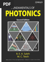 Solution Manual To Fundamentals Of Photonics Saleh