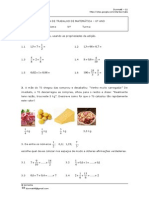 Ficha de Trabalho