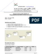 Examen de Fin de Module Programmation de Procédures Stockées Et de Triggers