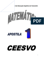 Apostila 1 - Matematica-CEESVO- EM