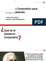 Presentación Francisco Prada Gobierno Corporativo - Fundación Bavaria