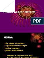 Health Sector Reform