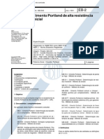 NBR 5733.1991 - Cimento Portland com alta resistência inicial - Especificação