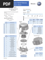 Pressure Relief Device Messko-Data Sheet