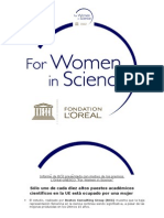 Cinco científicas premiadas en la 16 edición L'Oréal-UNESCO For Women in Science