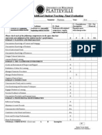 Early Childhood Teaching Eval-Texas