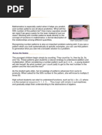 Mathematics number patten