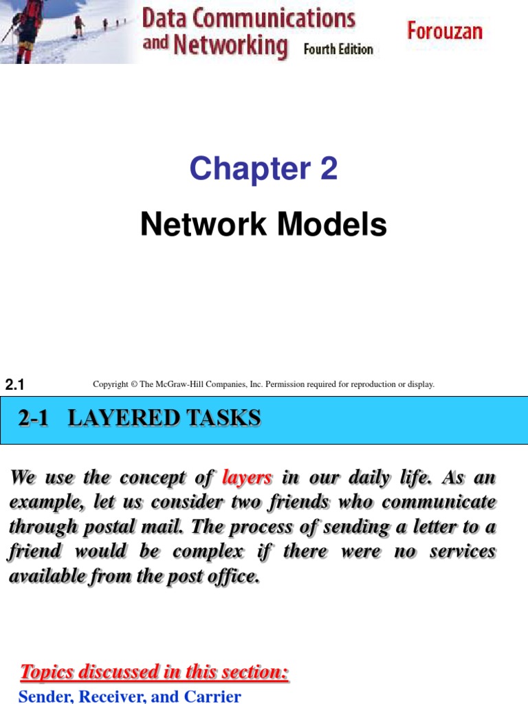 Chapter 2 - Network Models - Computer - Network | PDF | Osi Model ...
