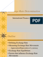 Exchange Rate Determination