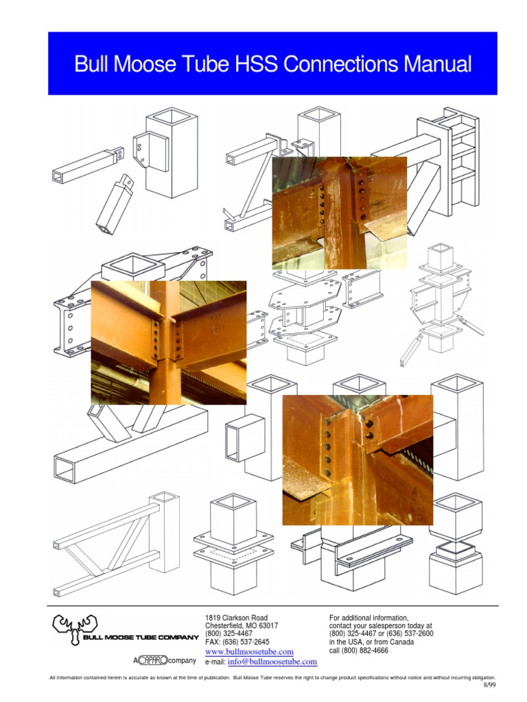 HSS Connection Manual | PDF | Beam (Structure) | Bending