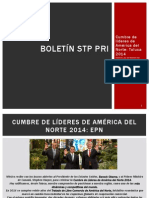 Boletín 20 STP Cumbre de Líderes de América del Norte