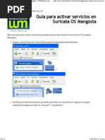 Guía para activar servicios en Suricata OS Mangosta - elWebmaster