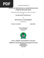 Download mechanical maintenance of cement rotary kiln by Vijaykumar Rugada SN213568328 doc pdf