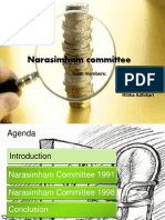 Narasimham committees' impact on Indian banking reforms