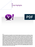 Yahoo Q3 Earnings Slides