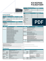 Panasonic KX-NCP500 - 1000 Specsheet PDF