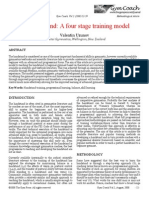 Handstand A Four Stage Training Model