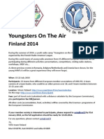 Youngsters On The Air: Finland 2014
