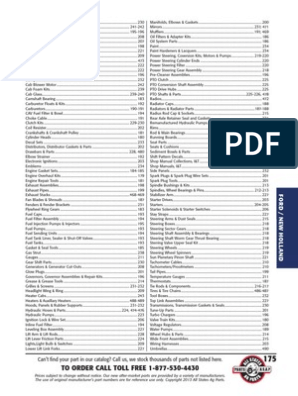 2013 Ford Tractor Parts Catalog | PDF | Steering | Axle
