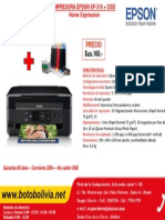 Impresora Epson Xp-310 (Home Expression) + Ciss