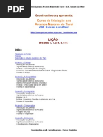 Licao I Curso de Tarot