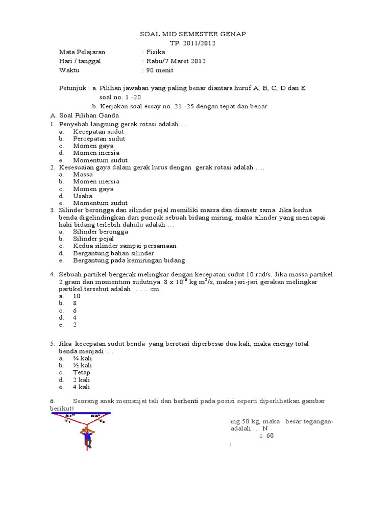 Fisika Mid Xi Pdf