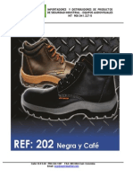 Bota Soldador Ref 202 Negra y Cafe