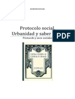 Tema 11. Protocolo Social. Saber Estar y Urbanidad