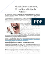 1.causas Del Mal Aliento o Halitosis