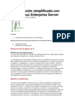 Virtualización Simplificada Con SUSE Linux Enterprise Server