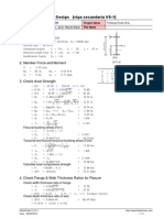 Midas/Setf: Design (Viga Secundaria VS-1)