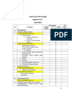 Check List Kebersihan WC