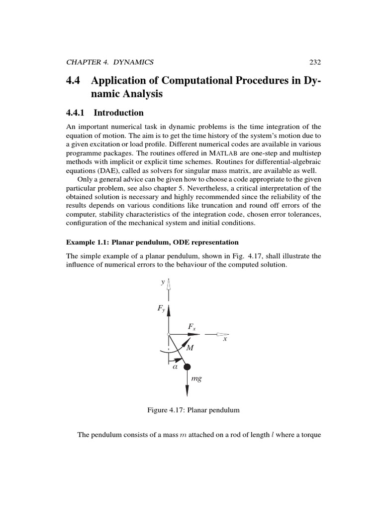 Dynamics Part Two PDF Control Theory Numerical Analysis