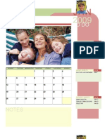 Family Calendar Template (Word)