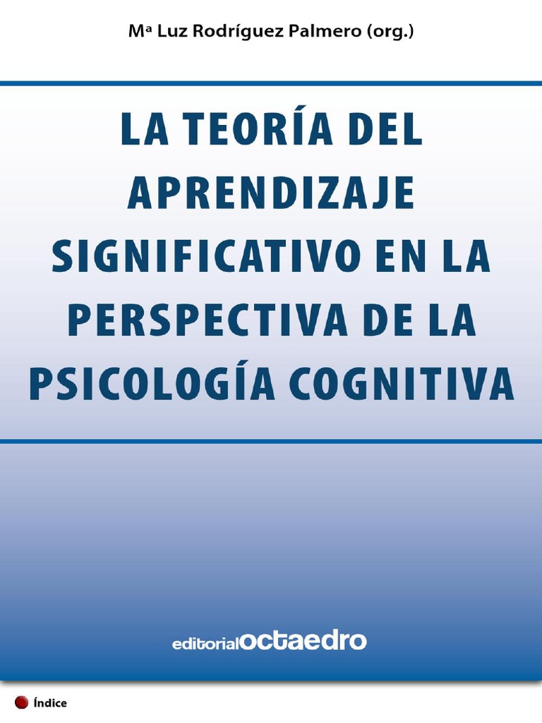 La Teoría Del Aprendizaje Significativo | PDF | Modificación de ...