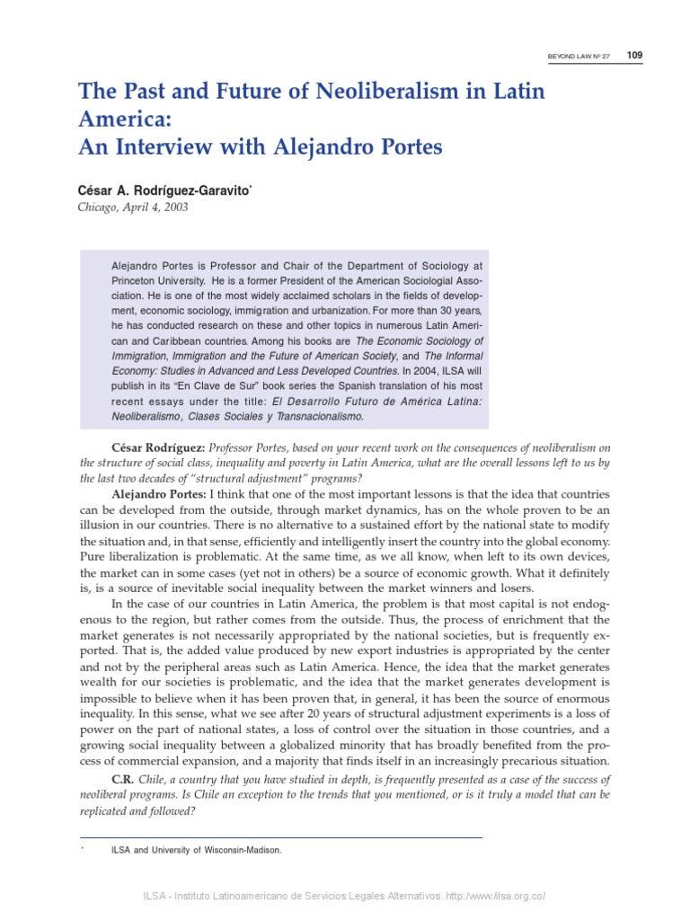 Neoliberalism's Impact in Latin America | PDF | Neoliberalism | Latin ...