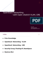 Openstack Networking - With Open Vswitch Vlan, Gre: Paul Sim Cloud Consultant