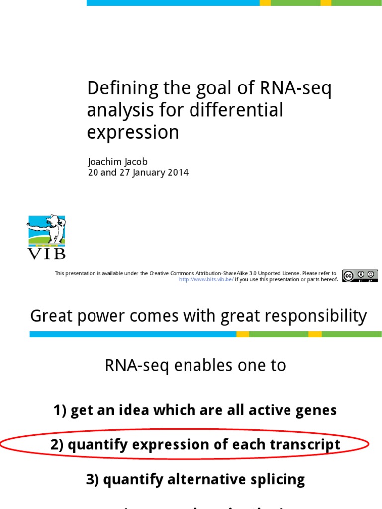 RNA-seq for Differential Expression Analysis | PDF | Complementary Dna ...