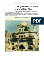 Explained: All You Need To Know About Operation Blue Star - DNA