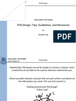 PCB Design Tips