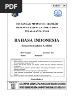 Download Paket 30 Soal Tkm Bindo Kls Xii Des 133 by Solah Udin SN213643949 doc pdf