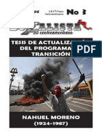 Actualizacion Del Programa de Transicion