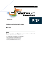 Windows Installer Service Overview