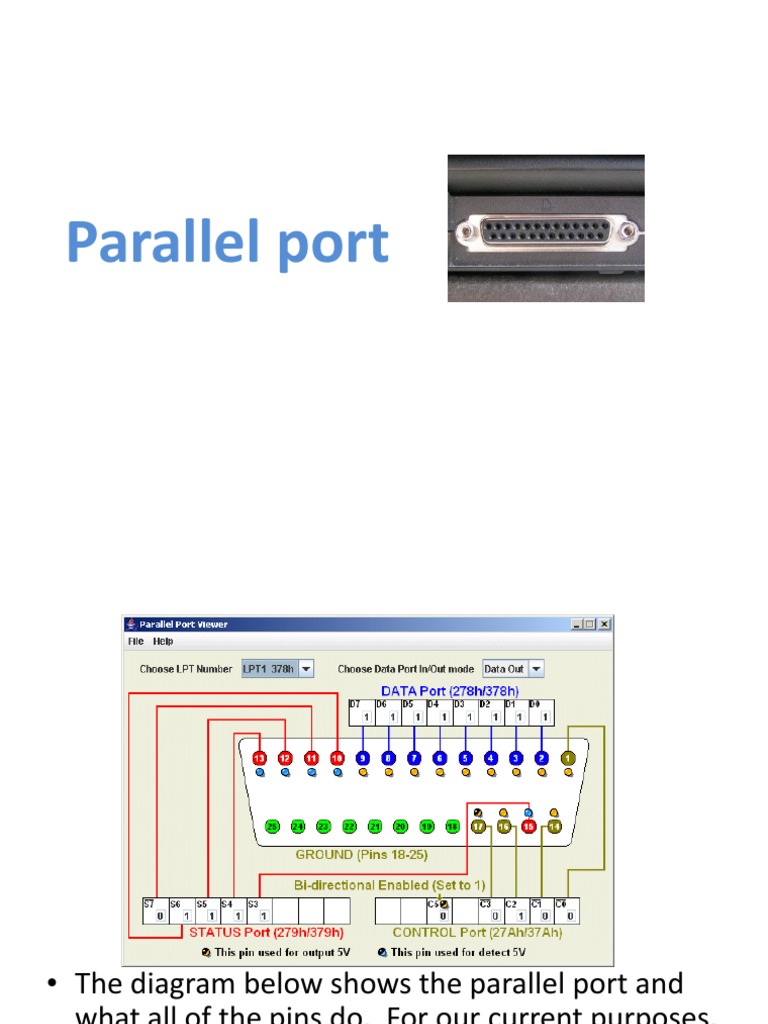 Control LEDs with VB and Parallel Port | PDF | Computer Programming ...