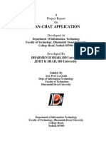 Download Project Report on Lan-Chat Application in Java-MySQL by Shah Dharmen SN213653125 doc pdf