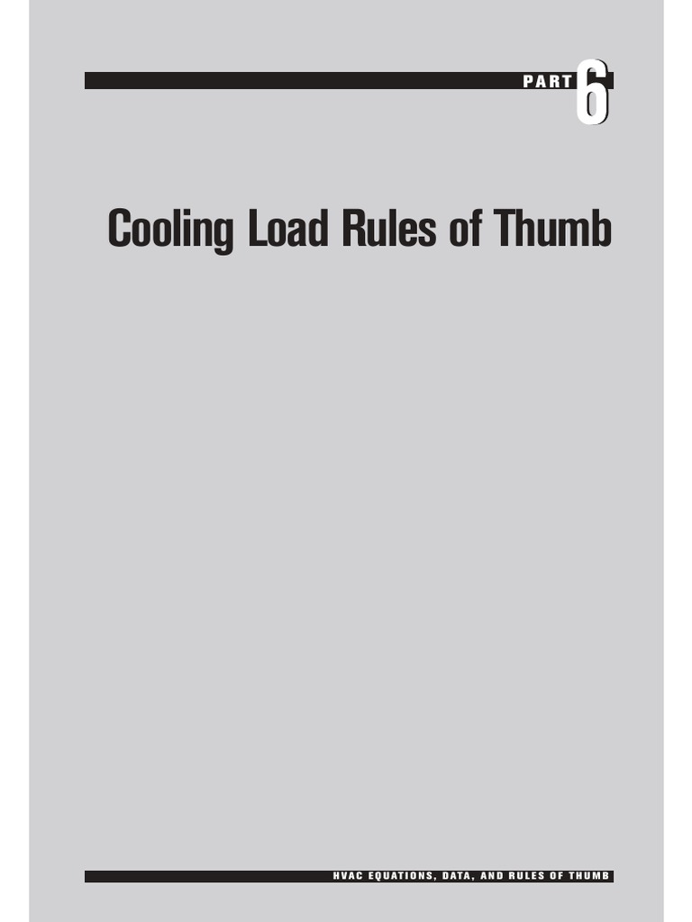 45762402 HVAC Equations Data and Rules of Thumb
