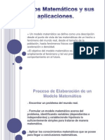 Modelos Matemáticos y Sus Aplicaciones