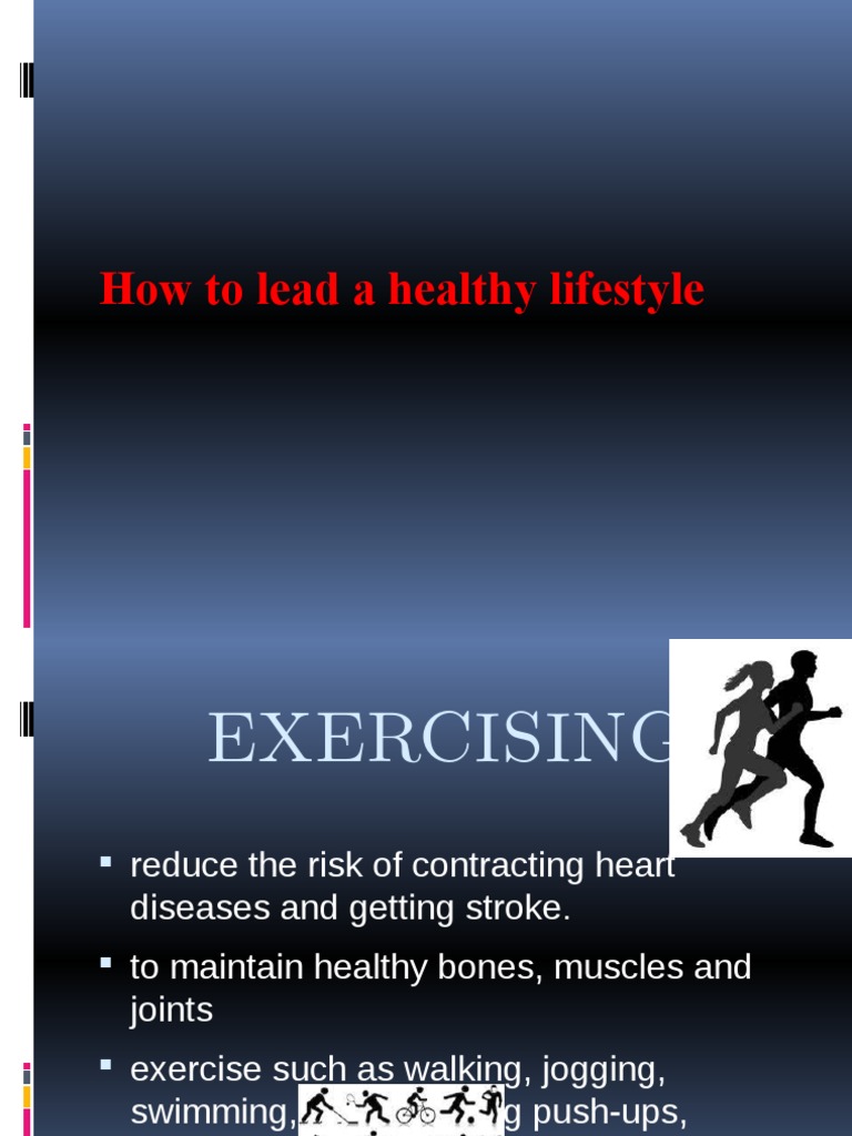 How To Lead A Healthy Lifestyle | PDF