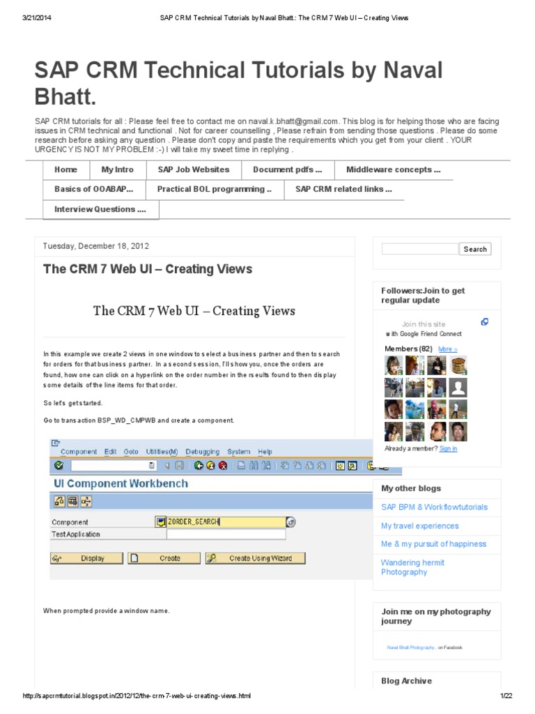 CRM Web - Ui Creating Views | Download Free PDF | Customer Relationship ...
